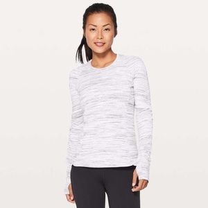 Lululemon Runderful Long Sleeve
Space Dye Camo White Silver Spoon